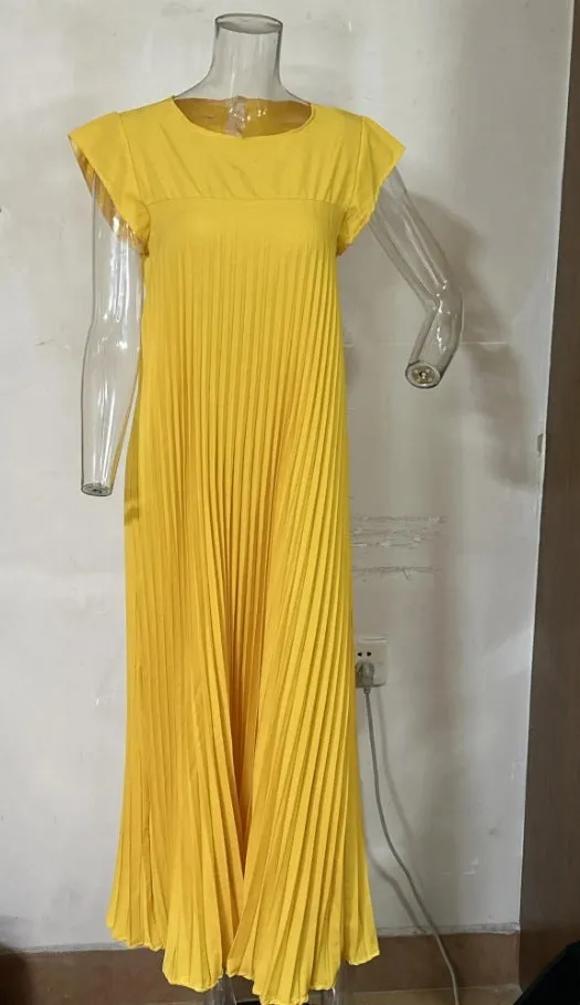 Pleated Summer Dress