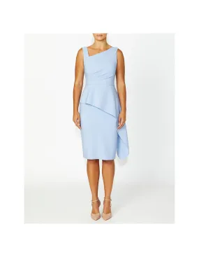 Powder Blue Crepe Dress