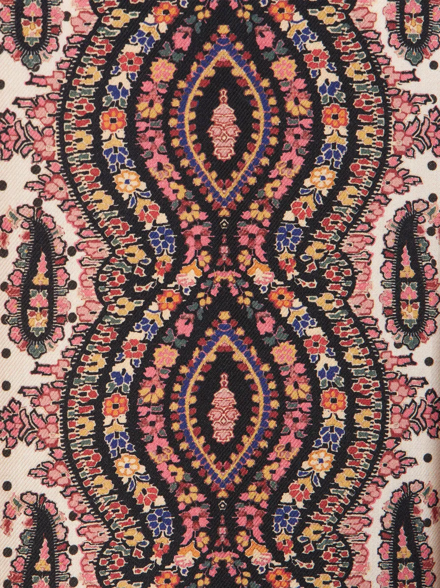 Printed Wool and Silk Shirt - White/Multi
