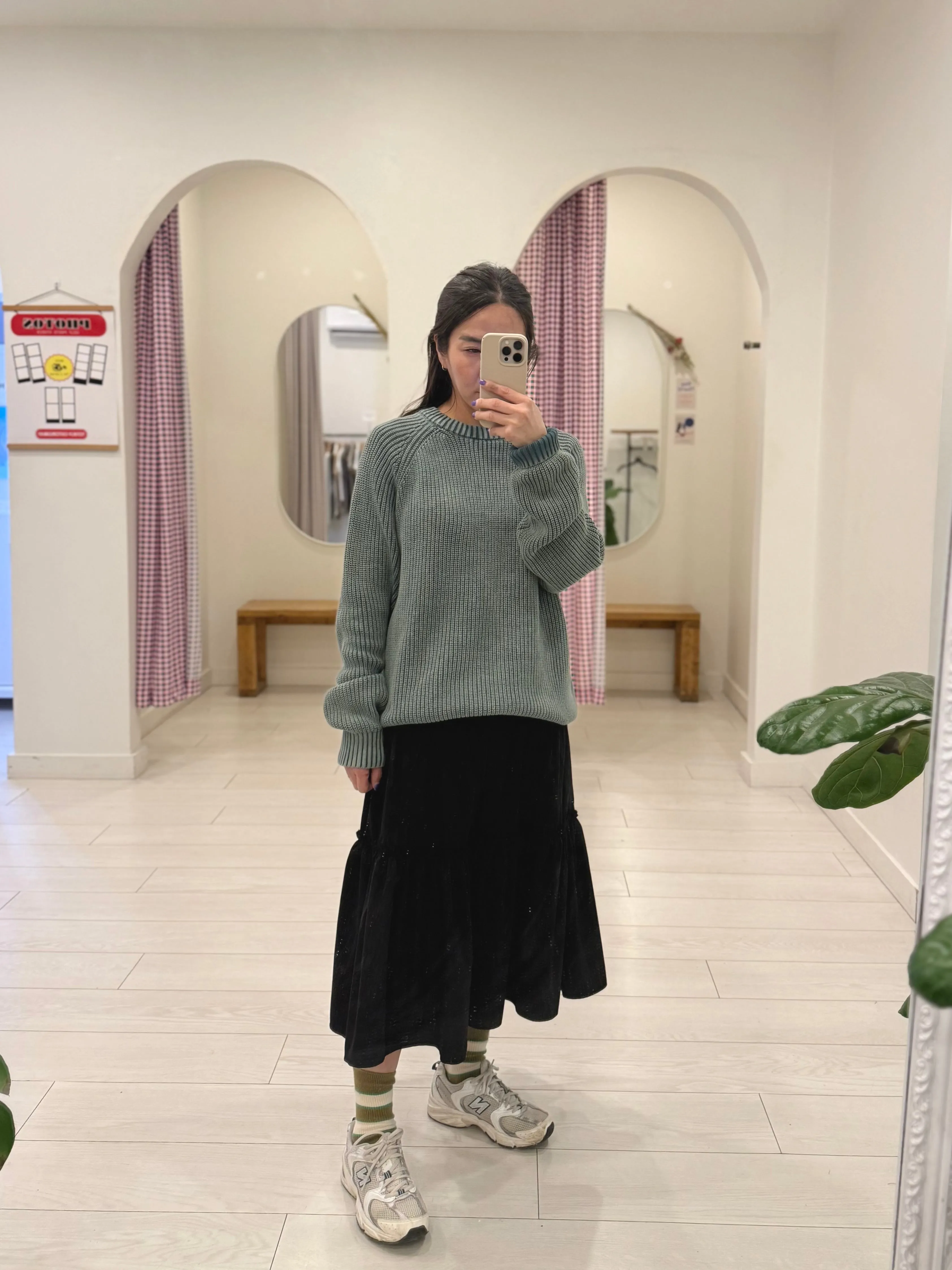RESSY Maxi tiered skirt