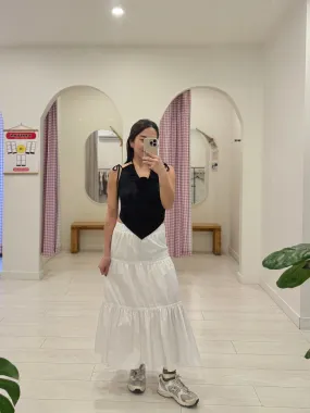 RESSY Maxi tiered skirt