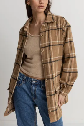Rhythm Long Check Shacket