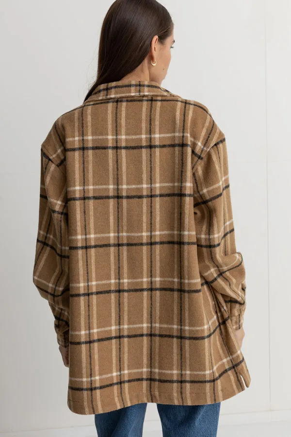 Rhythm Long Check Shacket