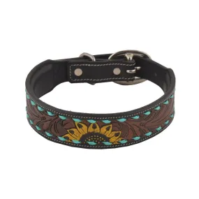 Scenic Hand Leather Dog Collar