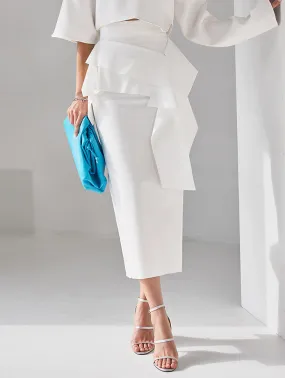 SK9199 Frill Layered Skirt