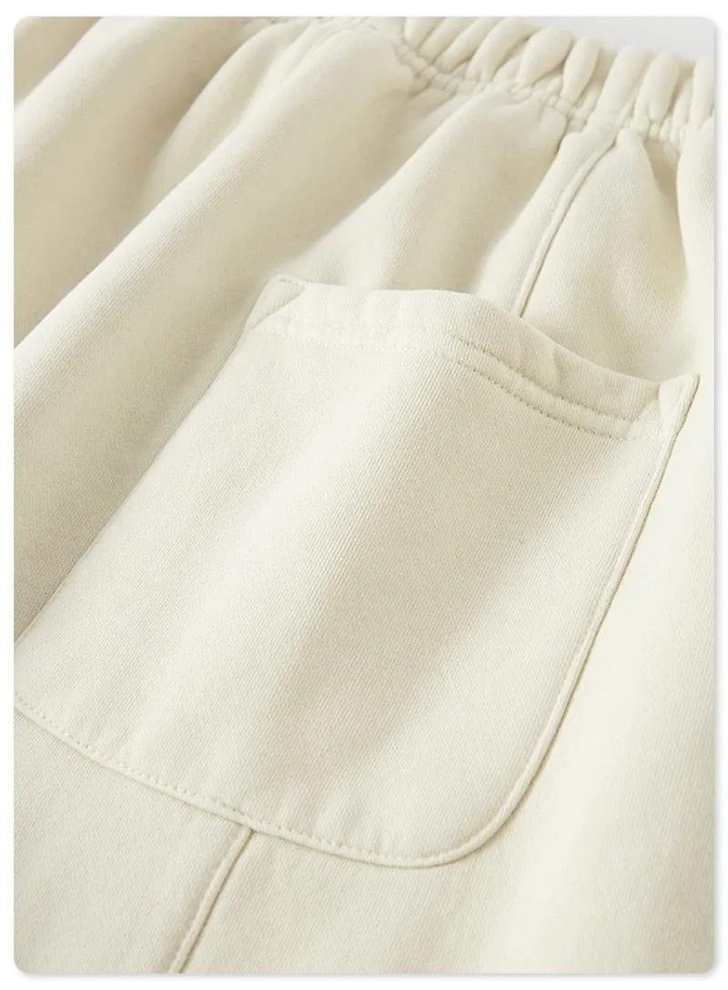 Solid Color Jogger Sweatpants