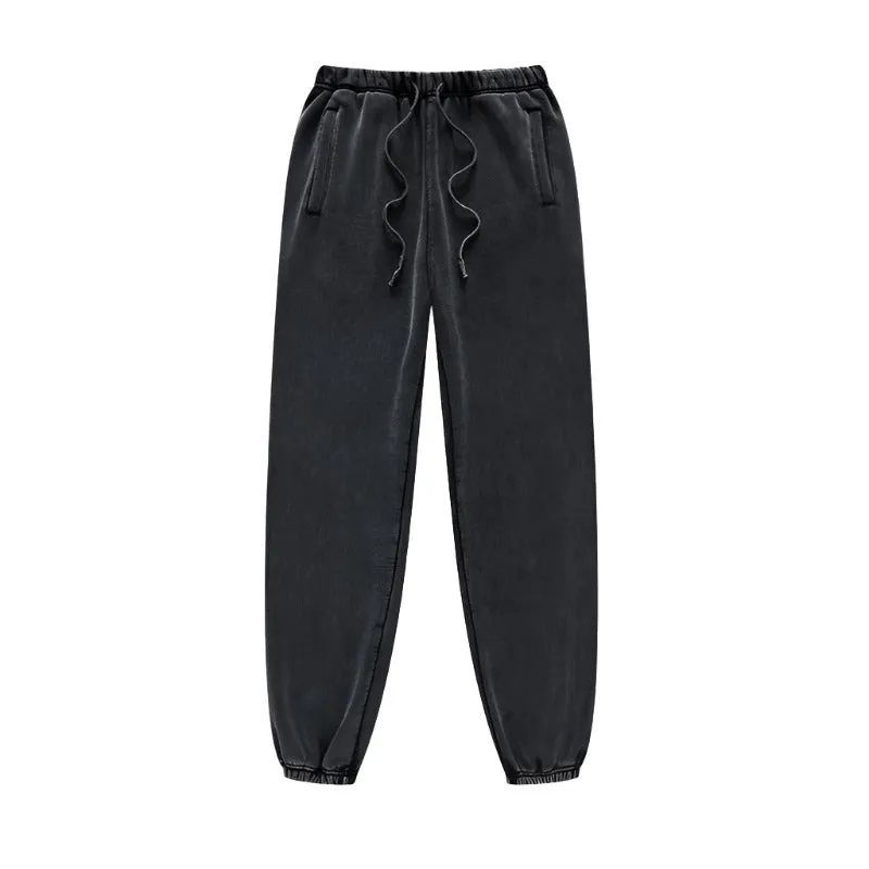 Solid Color Jogger Sweatpants