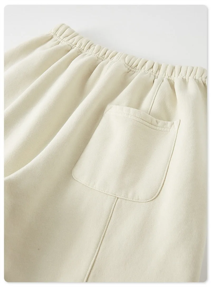 Solid Color Jogger Sweatpants