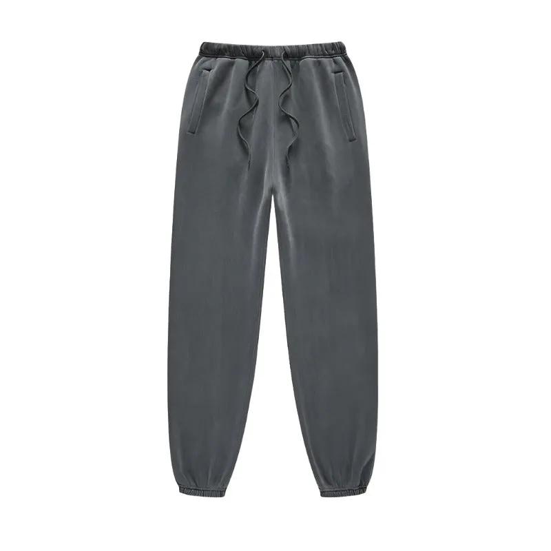 Solid Color Jogger Sweatpants