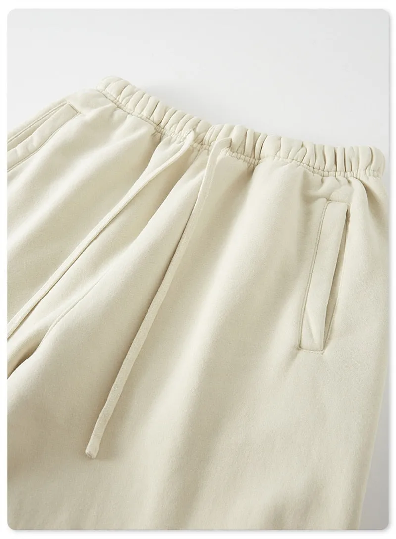 Solid Color Jogger Sweatpants
