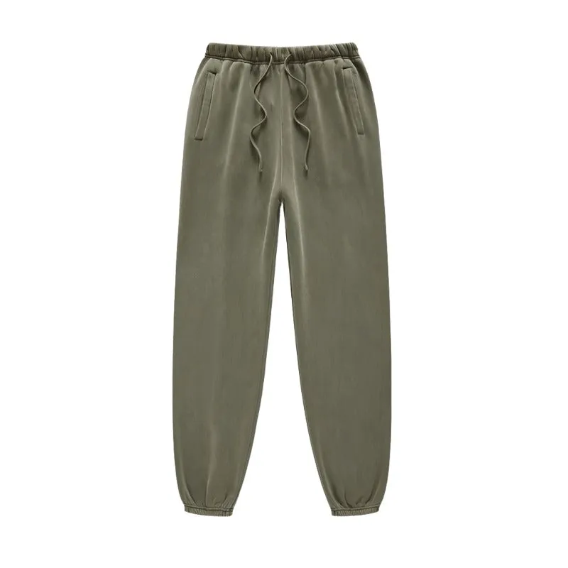 Solid Color Jogger Sweatpants