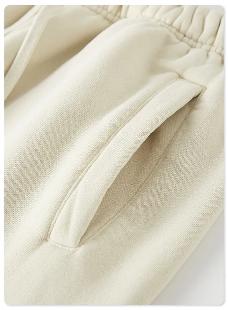 Solid Color Jogger Sweatpants