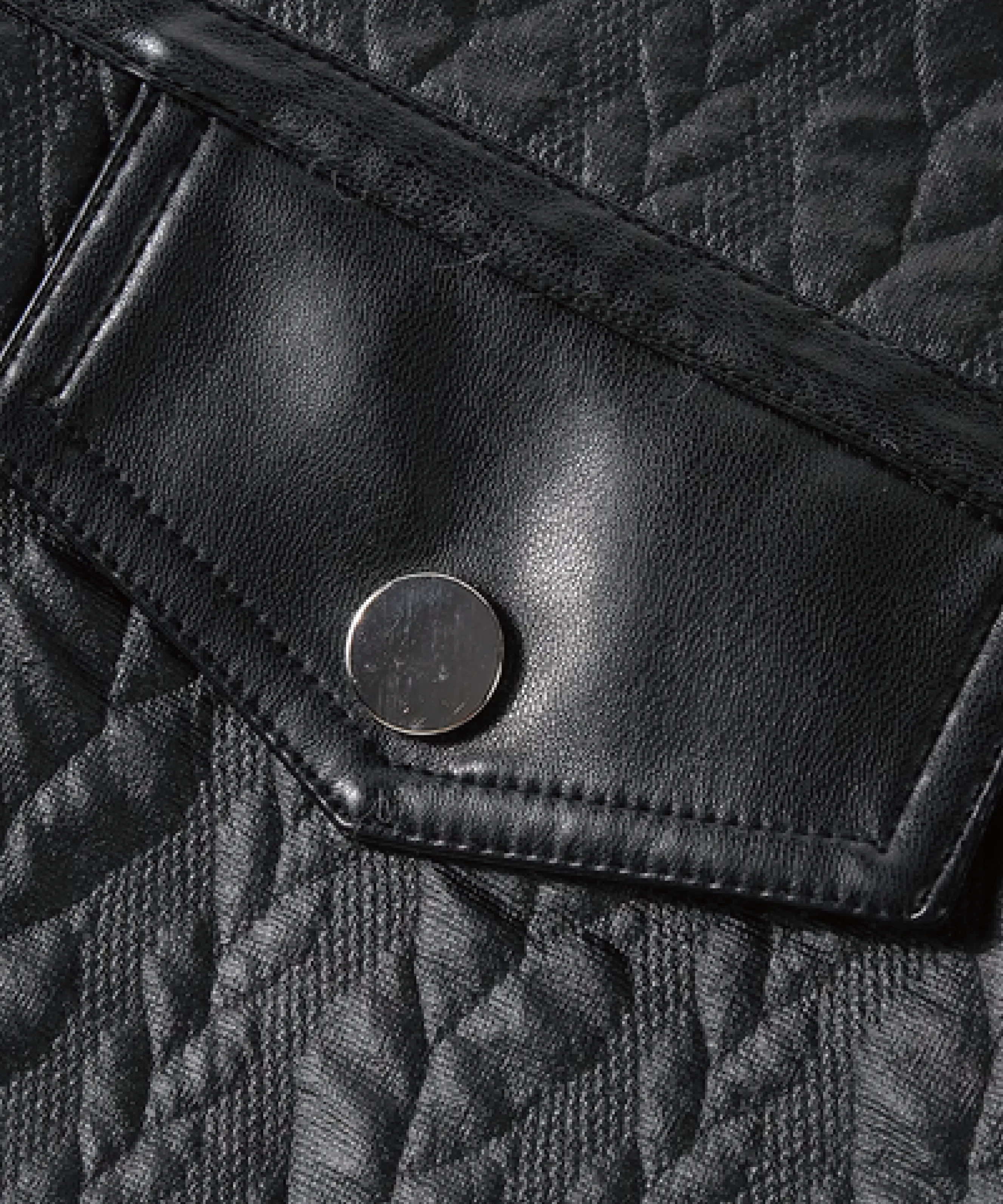 Stand Collar Fur Shearling Jacket スタンドカラーファームートンジャケット