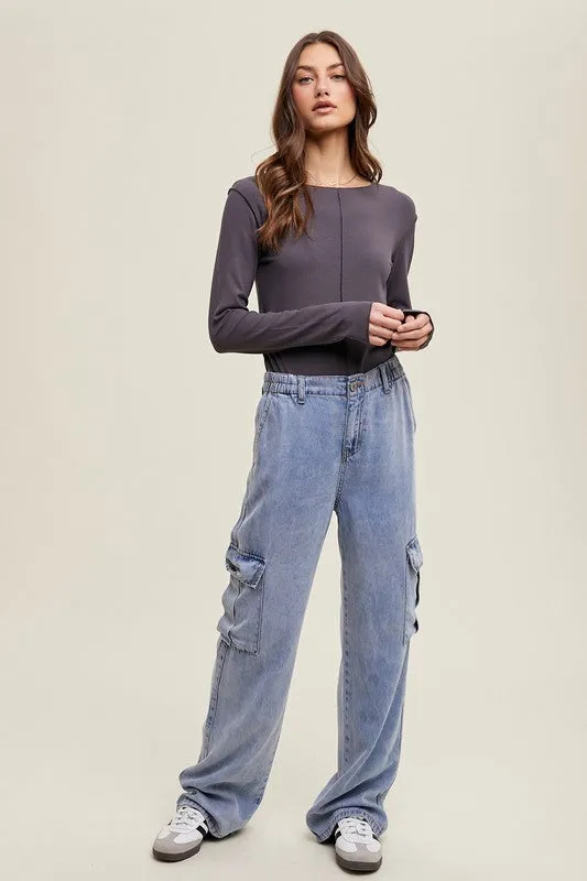 Tencel Cargo Pants