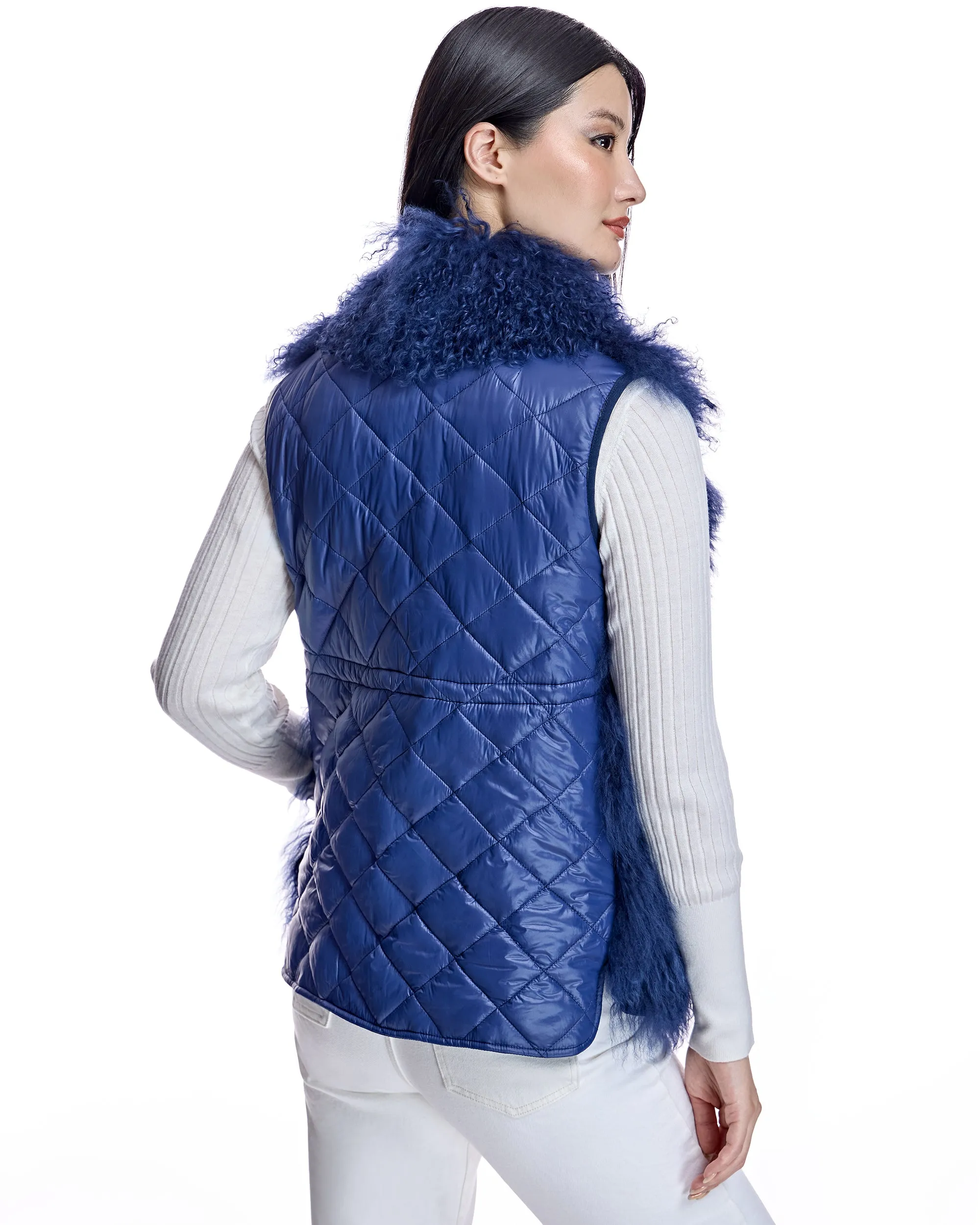 Tibetan Lamb Poly Vest