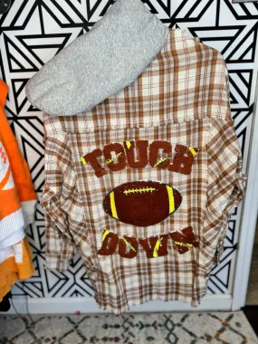 Touchdown Patch Flannel Shacket
