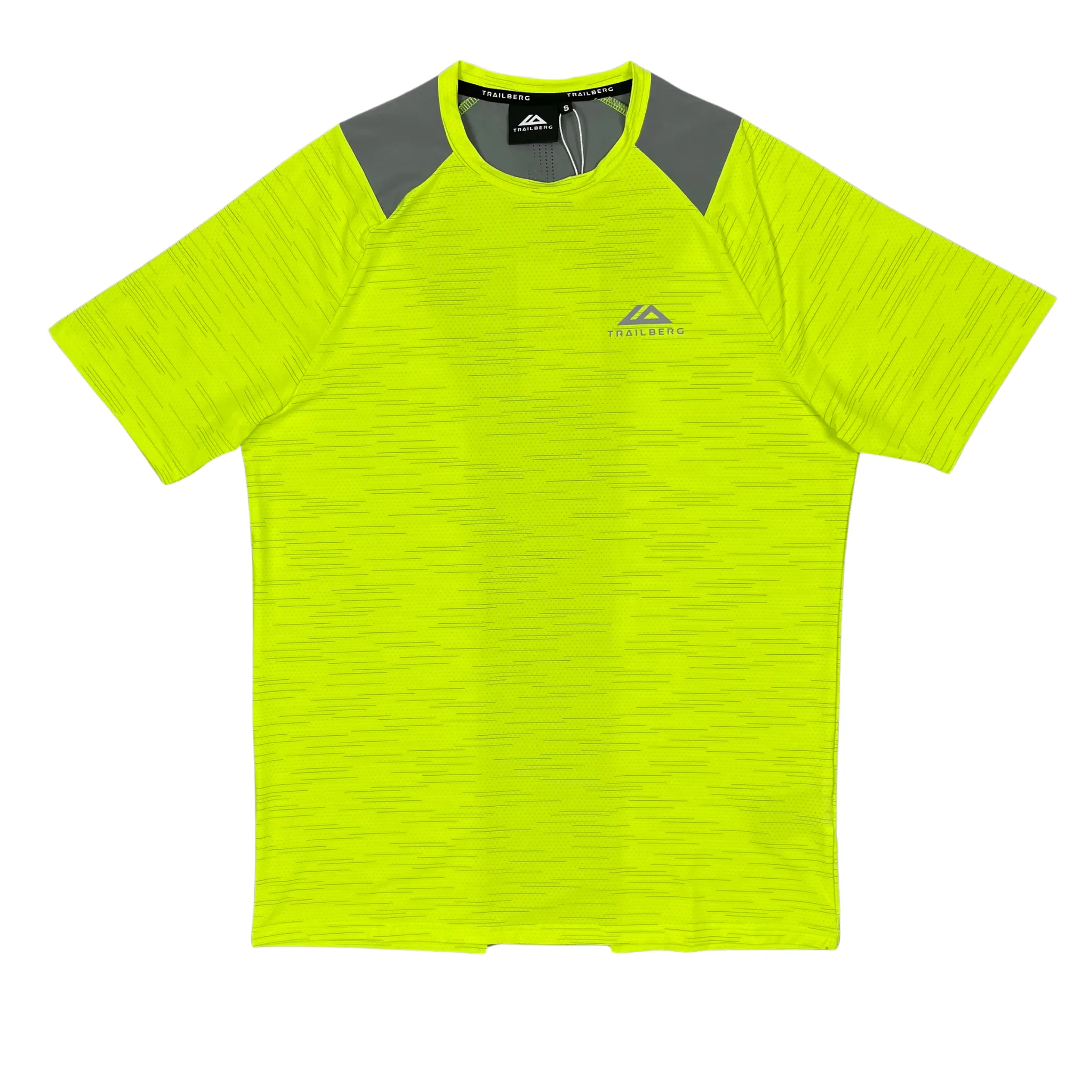 Trailberg Element 2.0 T-Shirt - Neon Yellow / Grey