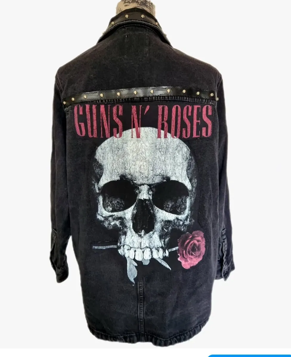 Womens GNR denim rock Shacket- size Med/ Lrg fit