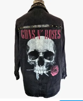 Womens GNR denim rock Shacket- size Med/ Lrg fit