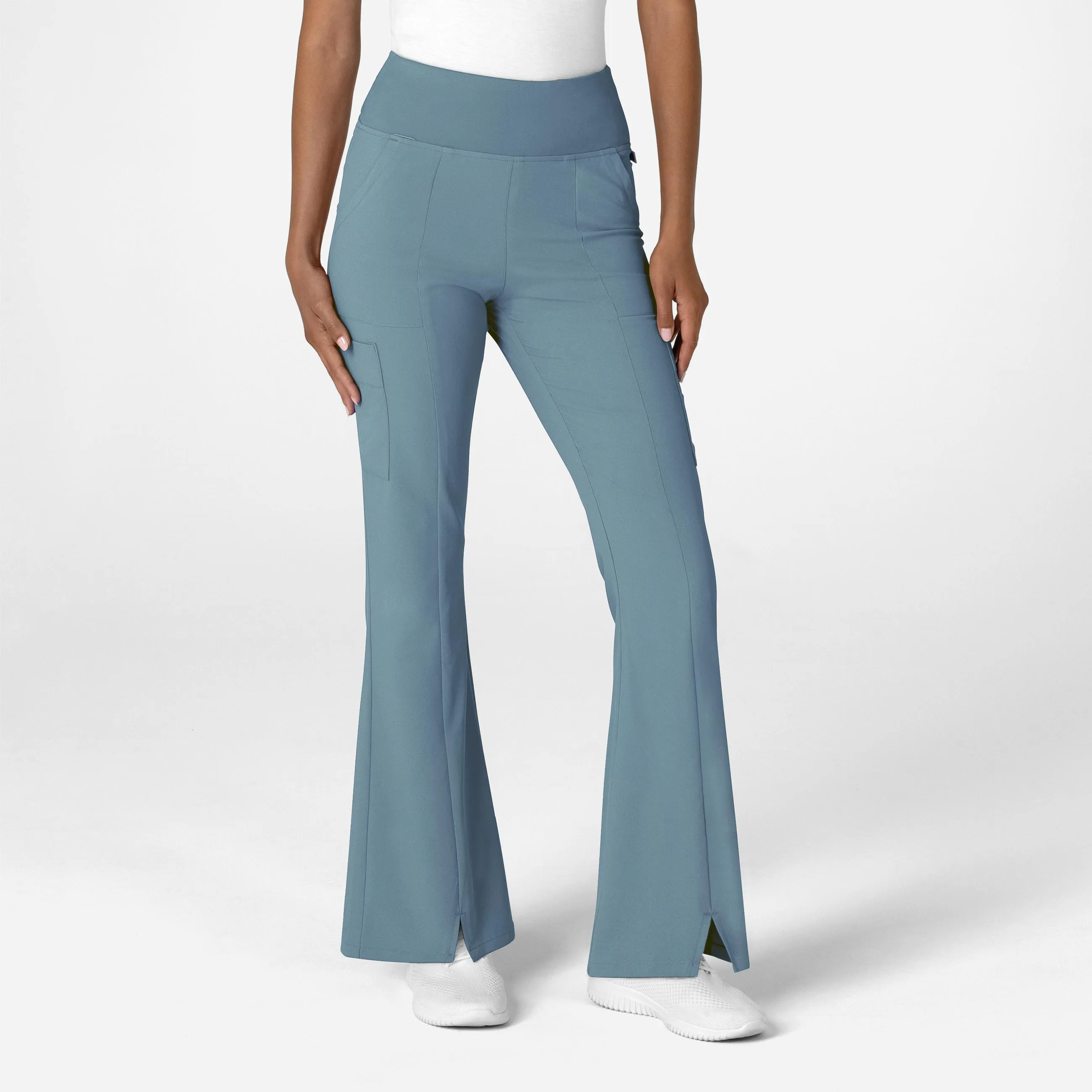Women's Renew Front Slit Flare Pant - petite